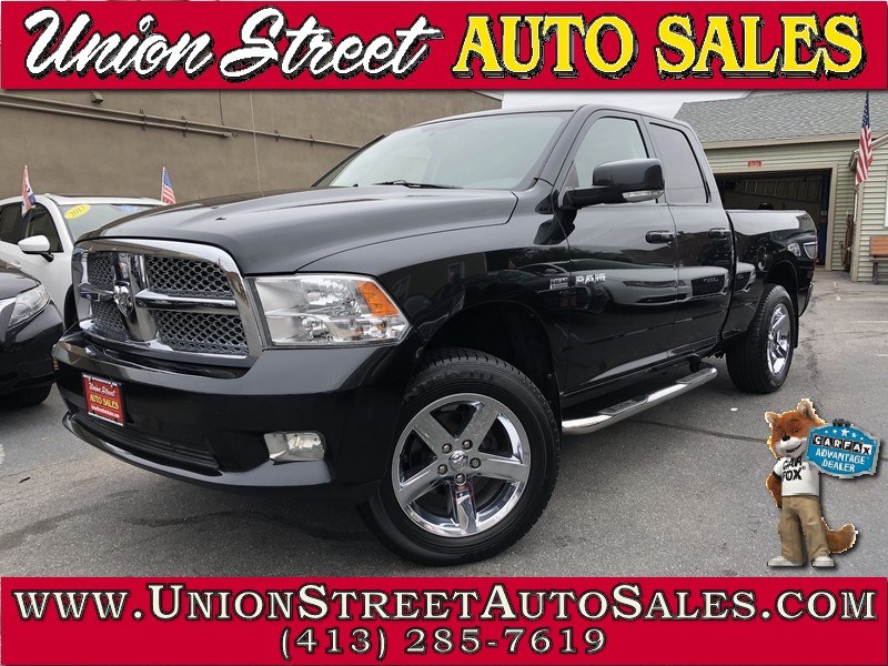 2009 Dodge Ram 1500 4WD Quad Cab 140.5" Sport, available for sale in West Springfield, Massachusetts | Union Street Auto Sales. West Springfield, Massachusetts
