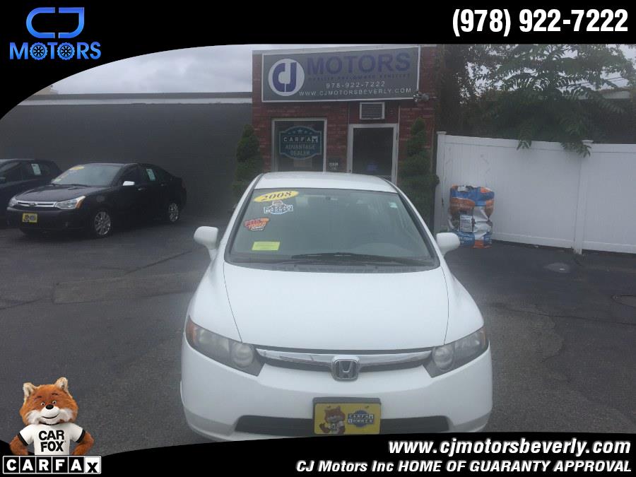 2008 Honda Civic Sdn 4dr Auto LX, available for sale in Beverly, Massachusetts | CJ Motors Inc. Beverly, Massachusetts 2008 Honda Civic Sdn 4dr Auto LX, available for sale in Beverly, Massachusetts | CJ Motors Inc. Beverly, Massachusetts