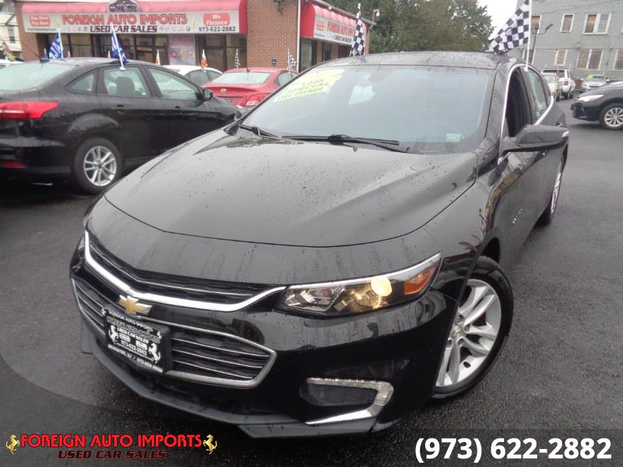2017 Chevrolet Malibu 4dr Sdn LT w/1LT, available for sale in Irvington, New Jersey | Foreign Auto Imports. Irvington, New Jersey
