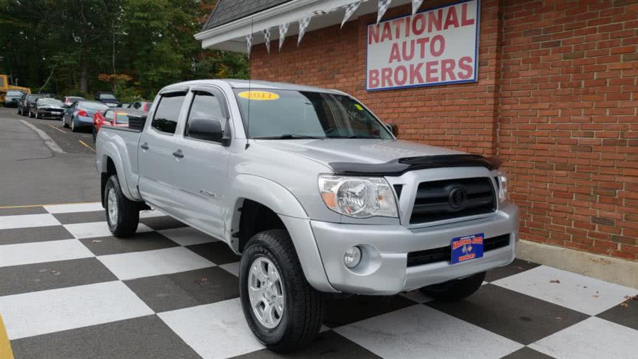 2011 Toyota Tacoma 4WD Double Cab Longbed V6 AT, available for sale in Waterbury, Connecticut | National Auto Brokers, Inc.. Waterbury, Connecticut