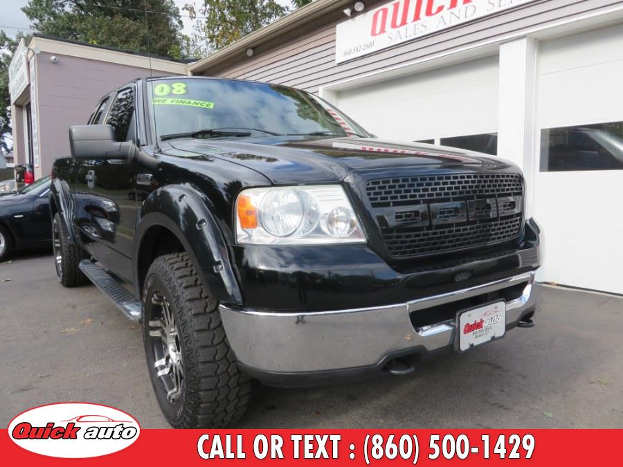 2008 Ford F-150 4WD SuperCab 145" XLT, available for sale in Bristol, Connecticut | Quick Auto LLC. Bristol, Connecticut