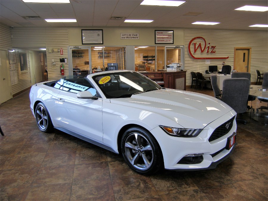 2015 Ford Mustang 2dr Conv V6, available for sale in Stratford, Connecticut | Wiz Leasing Inc. Stratford, Connecticut