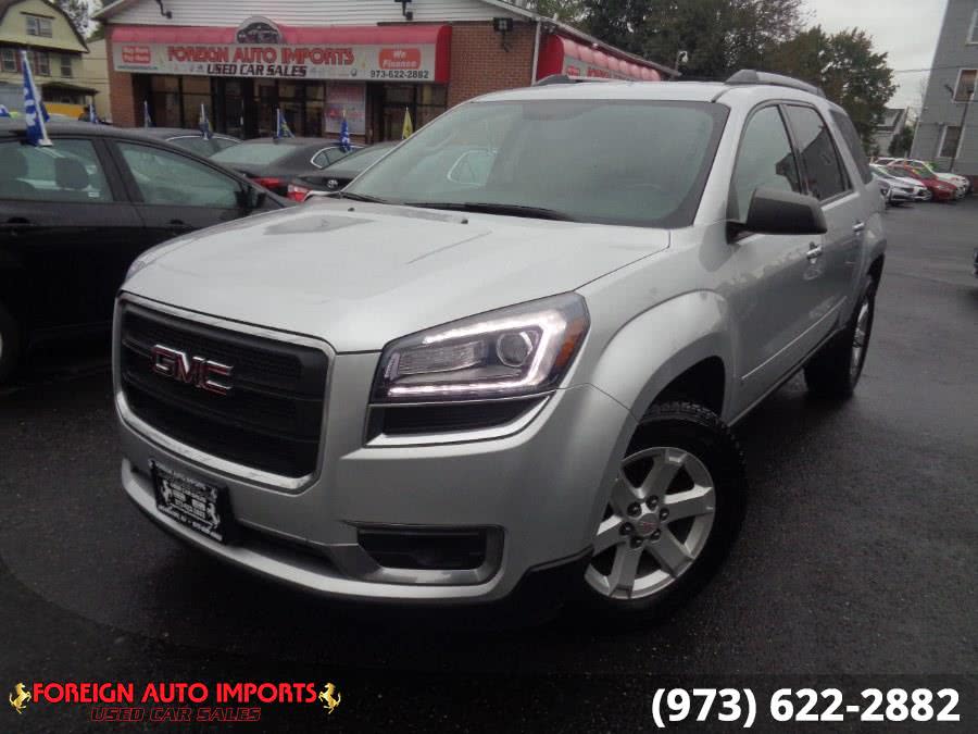 2015 GMC Acadia FWD 4dr SLE w/SLE-1, available for sale in Irvington, New Jersey | Foreign Auto Imports. Irvington, New Jersey