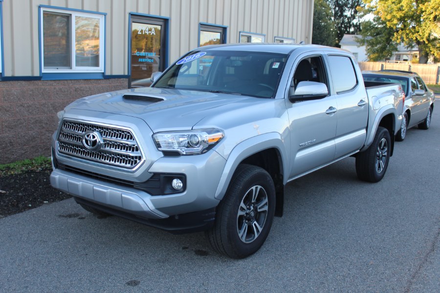 2016 Toyota Tacoma 4WD Double Cab V6 AT TRD Sport (Natl), available for sale in East Windsor, Connecticut | Century Auto And Truck. East Windsor, Connecticut