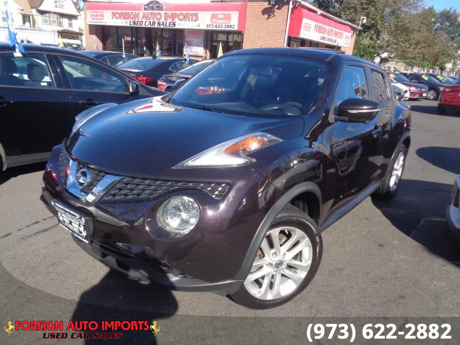 2015 Nissan JUKE 5dr Wgn CVT SV AWD, available for sale in Irvington, New Jersey | Foreign Auto Imports. Irvington, New Jersey