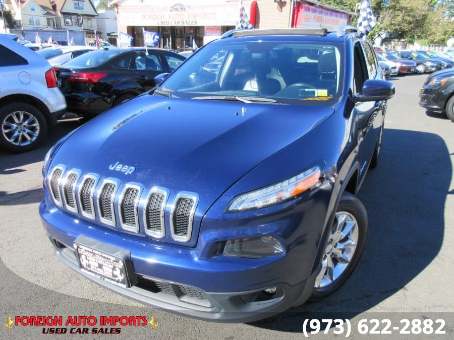 2016 Jeep Cherokee 4WD 4dr Limited, available for sale in Irvington, New Jersey | Foreign Auto Imports. Irvington, New Jersey