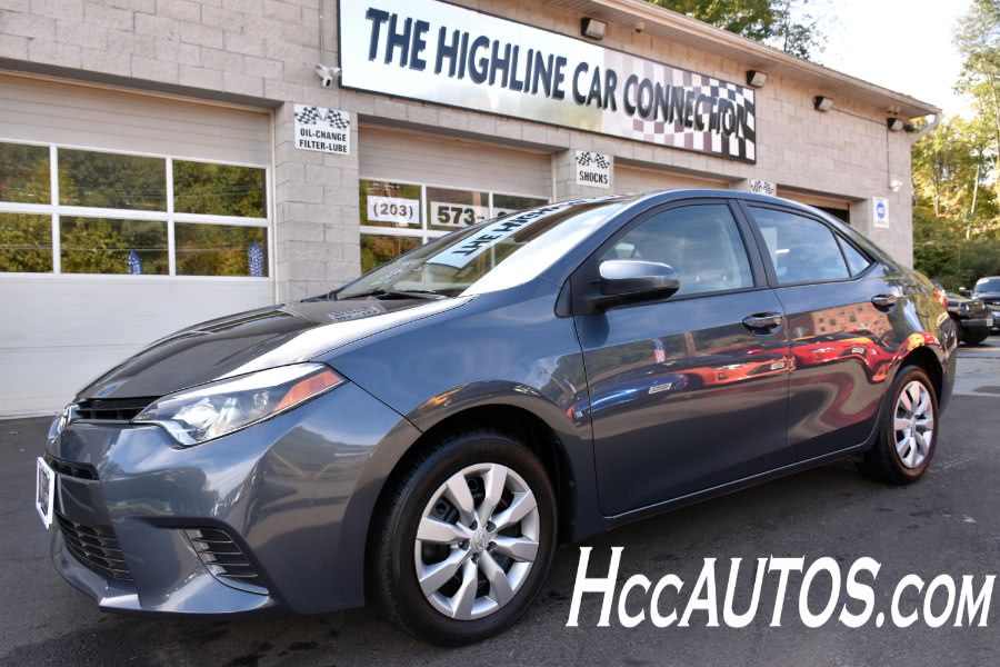 2016 Toyota Corolla 4dr Sdn CVT LE, available for sale in Waterbury, Connecticut | Highline Car Connection. Waterbury, Connecticut