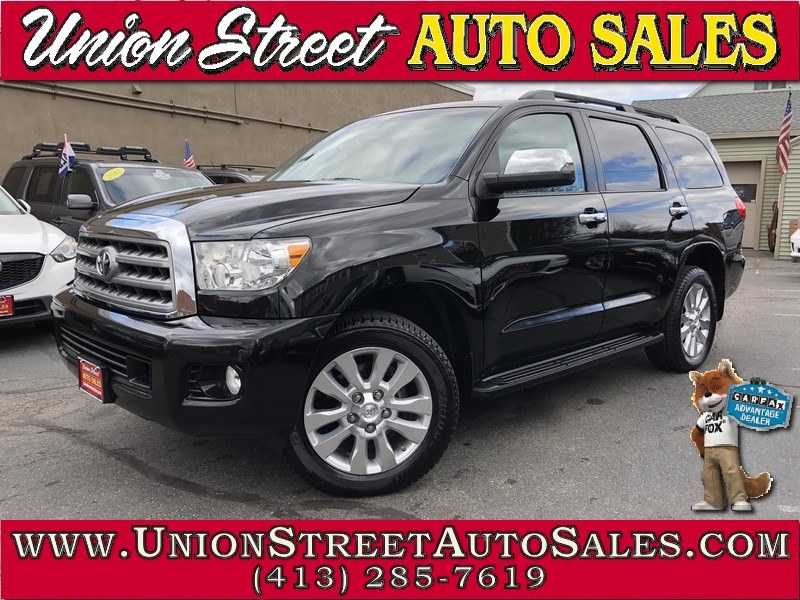 2012 Toyota Sequoia 4WD 5.7L Platinum (Natl), available for sale in West Springfield, Massachusetts | Union Street Auto Sales. West Springfield, Massachusetts