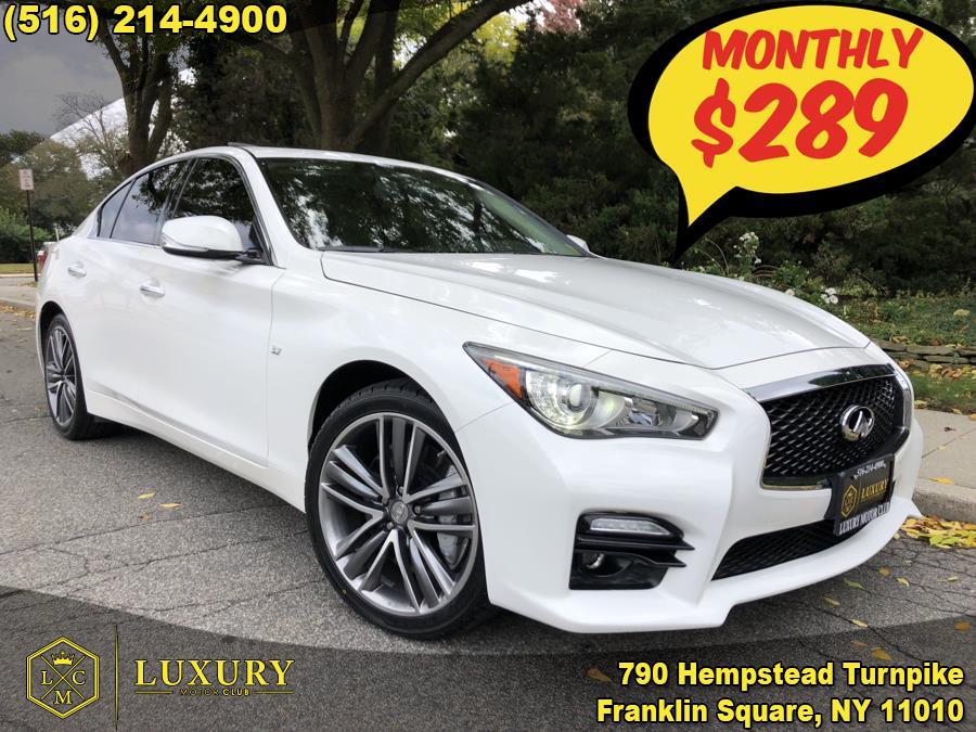 2015 INFINITI Q50 4dr Sdn Sport AWD, available for sale in Franklin Square, New York | Luxury Motor Club. Franklin Square, New York