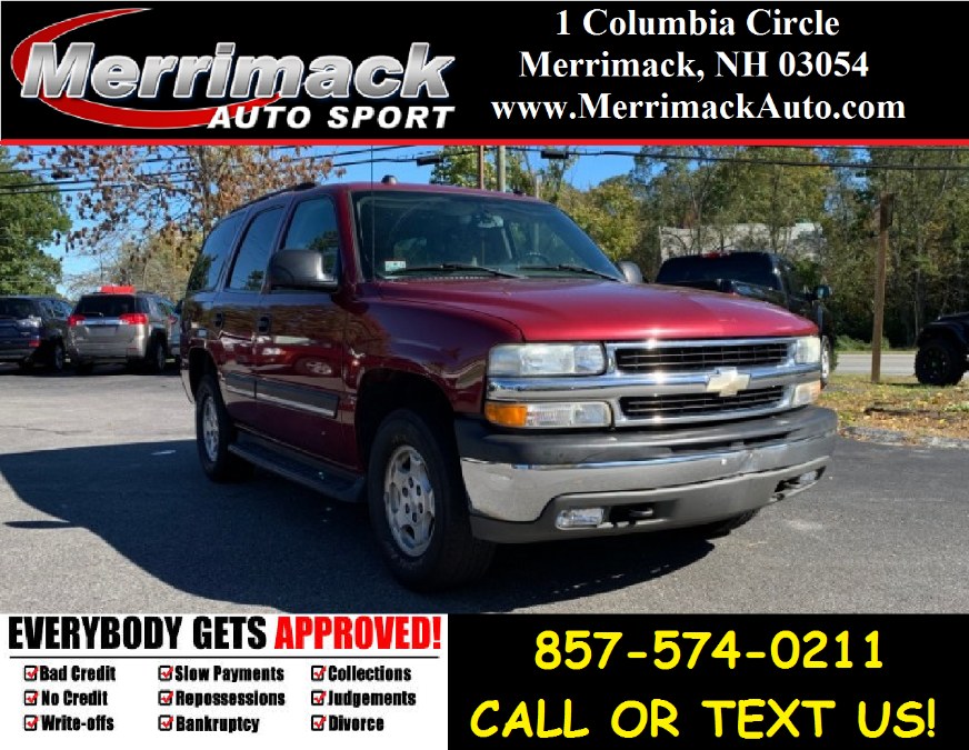 2005 Chevrolet Tahoe 4dr 1500 4WD LT, available for sale in Merrimack, New Hampshire | Merrimack Autosport. Merrimack, New Hampshire