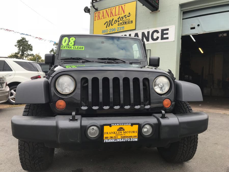 2008 Jeep Wrangler 4WD 4dr Unlimited X, available for sale in Hartford, Connecticut | Franklin Motors Auto Sales LLC. Hartford, Connecticut