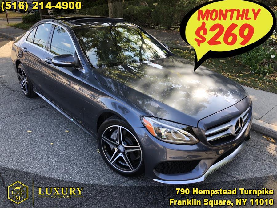 2015 Mercedes-Benz C-Class 4dr Sdn C300 Sport 4MATIC, available for sale in Franklin Square, New York | Luxury Motor Club. Franklin Square, New York