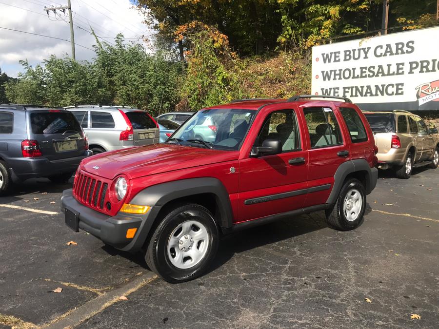2006 Jeep Liberty 4dr Sport 4WD, available for sale in Naugatuck, Connecticut | Riverside Motorcars, LLC. Naugatuck, Connecticut