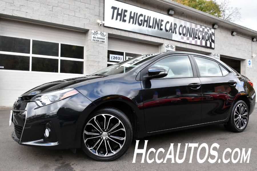 2016 Toyota Corolla 4dr  S Plus, available for sale in Waterbury, Connecticut | Highline Car Connection. Waterbury, Connecticut