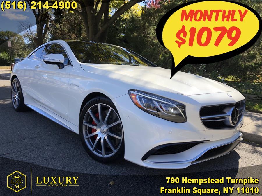 2016 Mercedes-Benz S-Class 2dr Cpe AMG S 63 4MATIC, available for sale in Franklin Square, New York | Luxury Motor Club. Franklin Square, New York