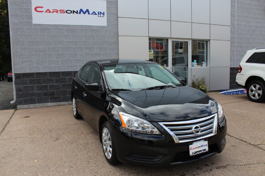 2013 Nissan Sentra 4dr Sdn I4 CVT SV, available for sale in Manchester, Connecticut | Carsonmain LLC. Manchester, Connecticut