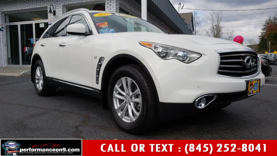 2015 INFINITI QX70 AWD 4dr, available for sale in Wappingers Falls, New York | Performance Motor Cars. Wappingers Falls, New York