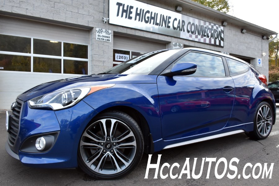 2016 Hyundai Veloster 3dr Cpe Auto Turbo, available for sale in Waterbury, Connecticut | Highline Car Connection. Waterbury, Connecticut