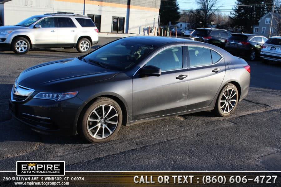 2015 Acura TLX 4dr Sdn FWD V6 Tech, available for sale in S.Windsor, Connecticut | Empire Auto Wholesalers. S.Windsor, Connecticut