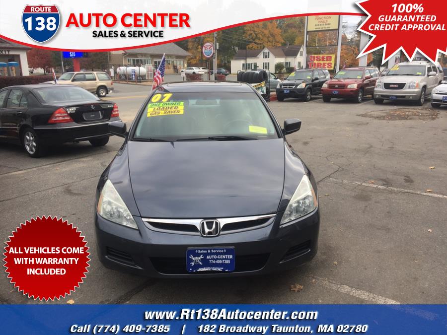 2007 Honda Accord Sdn 4dr I4 AT EX-L PZEV, available for sale in Taunton, Massachusetts | Rt 138 Auto Center Inc . Taunton, Massachusetts