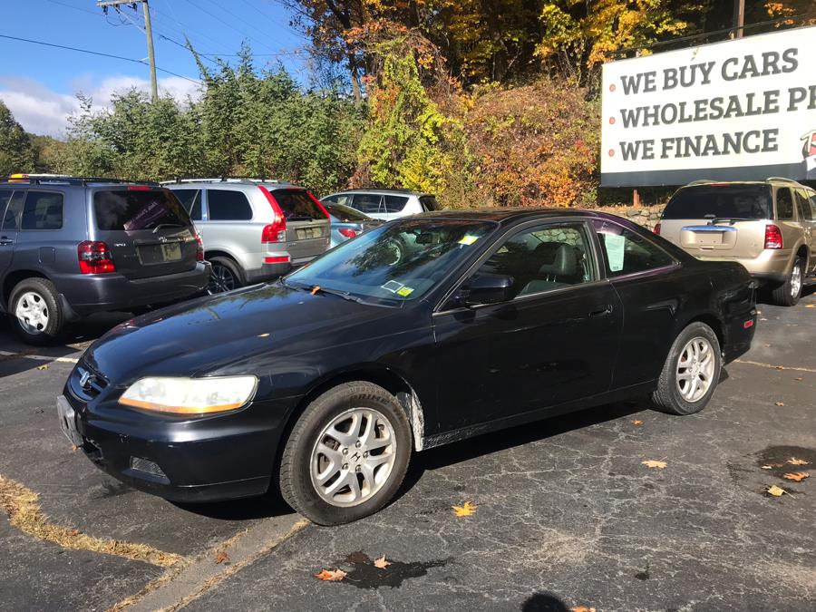 2002 Honda Accord Cpe EX Auto V6 w/Leather, available for sale in Naugatuck, Connecticut | Riverside Motorcars, LLC. Naugatuck, Connecticut
