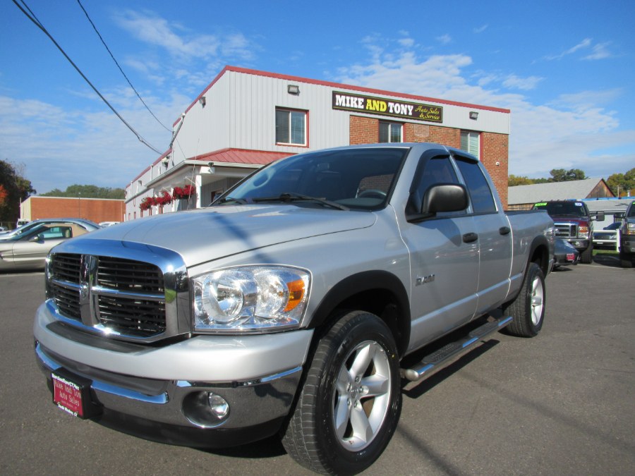 2008 Dodge Ram 1500 4WD Quad Cab 140.5" ST, available for sale in South Windsor, Connecticut | Mike And Tony Auto Sales, Inc. South Windsor, Connecticut