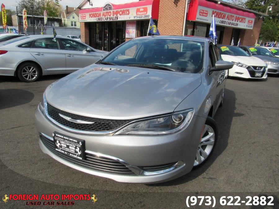 2015 Chrysler 200 4dr Sdn Limited FWD, available for sale in Irvington, New Jersey | Foreign Auto Imports. Irvington, New Jersey