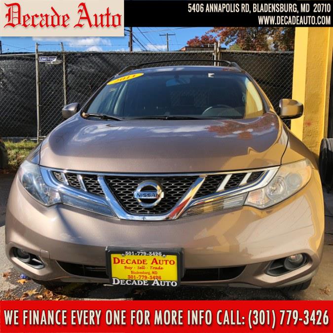 2011 Nissan Murano AWD 4dr SV, available for sale in Bladensburg, Maryland | Decade Auto. Bladensburg, Maryland