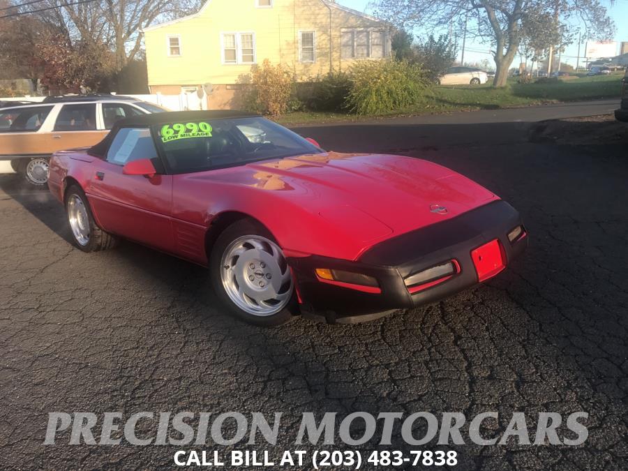 1991 Chevrolet Corvette 2dr Convertible, available for sale in Branford, Connecticut | Precision Motor Cars LLC. Branford, Connecticut