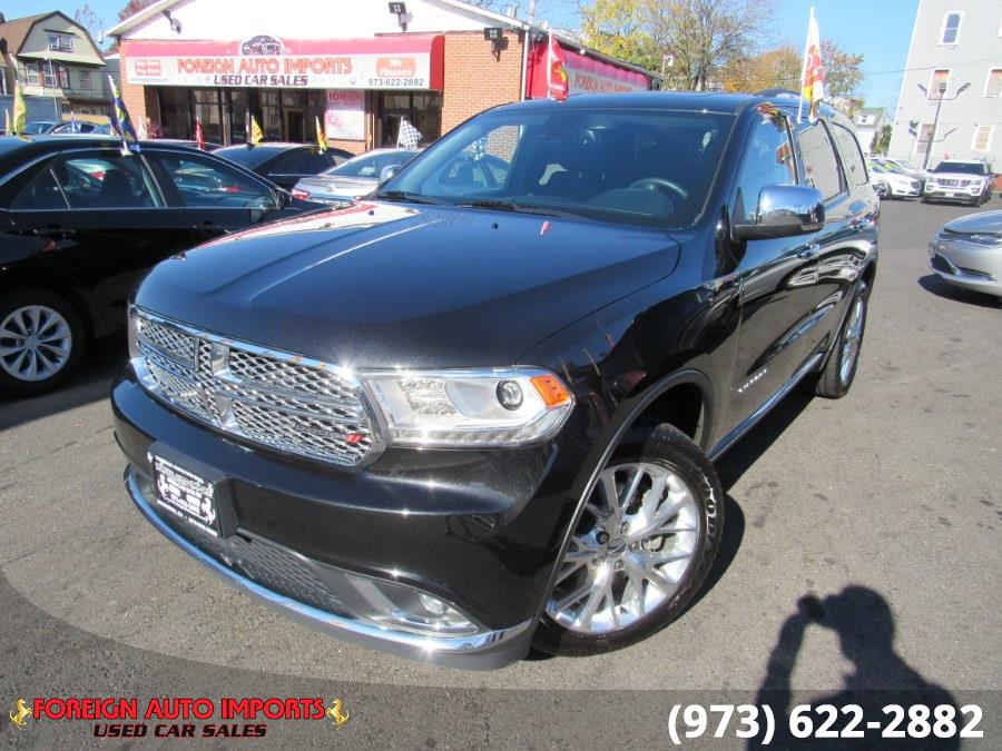 2015 Dodge Durango AWD 4dr Citadel, available for sale in Irvington, New Jersey | Foreign Auto Imports. Irvington, New Jersey