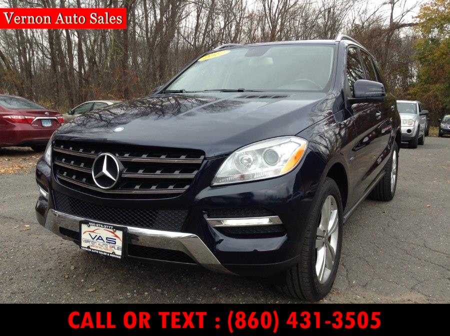 2012 Mercedes-Benz M-Class 4MATIC 4dr ML350, available for sale in Manchester, Connecticut | Vernon Auto Sale & Service. Manchester, Connecticut