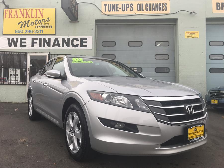 2011 Honda Accord Crosstour 4WD 5dr EX-L, available for sale in Hartford, Connecticut | Franklin Motors Auto Sales LLC. Hartford, Connecticut