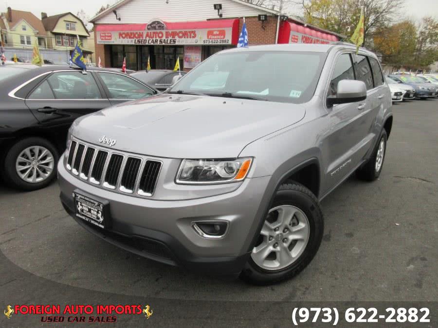 2015 Jeep Grand Cherokee 4WD 4dr Laredo, available for sale in Irvington, New Jersey | Foreign Auto Imports. Irvington, New Jersey