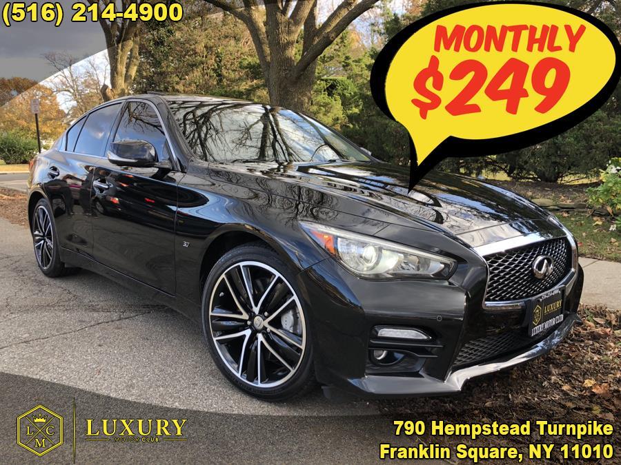 2015 Infiniti Q50 4dr Sdn Sport AWD, available for sale in Franklin Square, New York | Luxury Motor Club. Franklin Square, New York