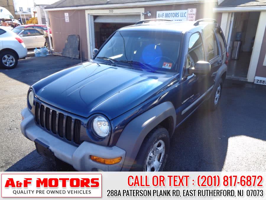 2003 Jeep Liberty 4dr Sport 4WD, available for sale in East Rutherford, New Jersey | A&F Motors LLC. East Rutherford, New Jersey