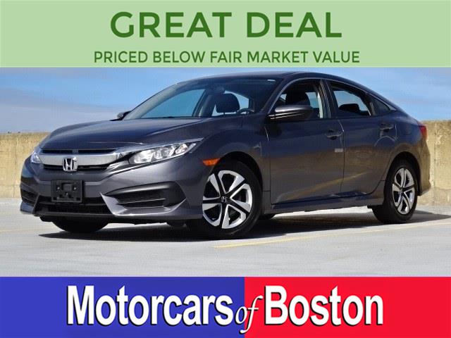 2016 Honda Civic Sedan 4dr CVT LX, available for sale in Newton, Massachusetts | Motorcars of Boston. Newton, Massachusetts