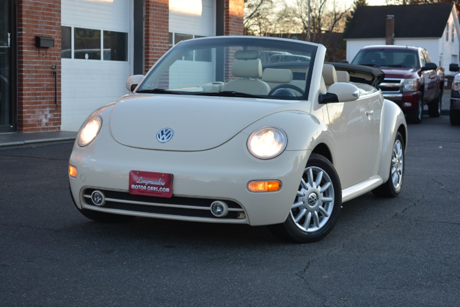 2004 Volkswagen New Beetle Convertible 2dr Convertible GLS Auto, available for sale in ENFIELD, Connecticut | Longmeadow Motor Cars. ENFIELD, Connecticut