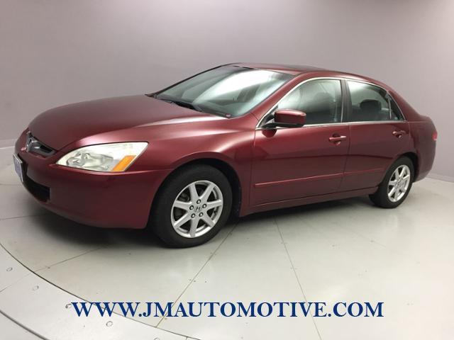 2004 Honda Accord EX Auto V6 w/Leather/XM/Nav, available for sale in Naugatuck, Connecticut | J&M Automotive Sls&Svc LLC. Naugatuck, Connecticut