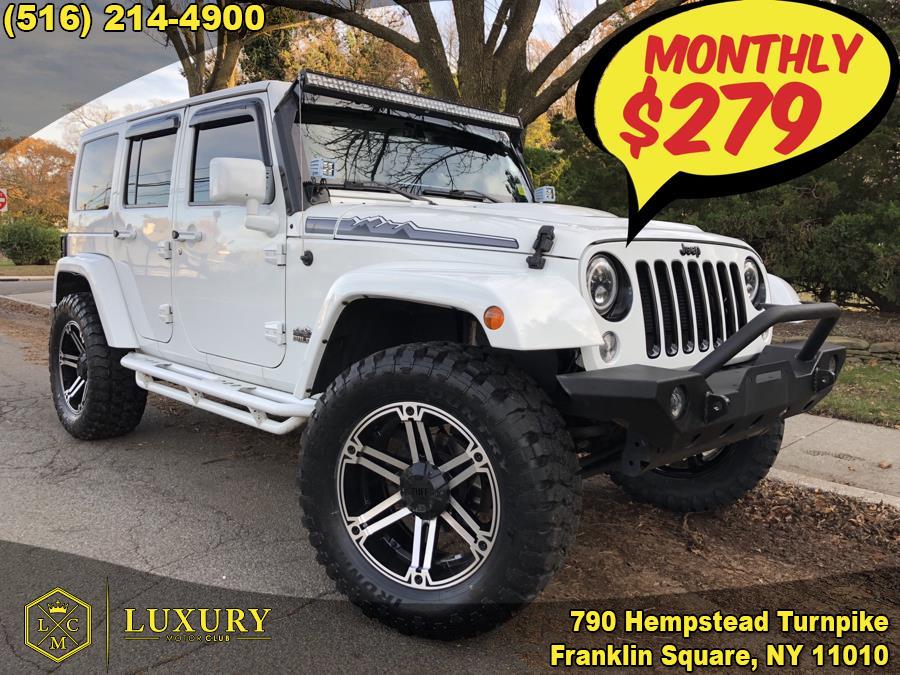 2014 Jeep Wrangler Unlimited 4WD 4dr Sahara Polar Edition, available for sale in Franklin Square, New York | Luxury Motor Club. Franklin Square, New York