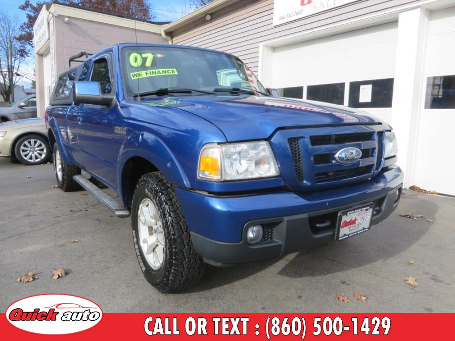 2007 Ford Ranger 4WD 4dr SuperCab 126" Sport, available for sale in Bristol, Connecticut | Quick Auto LLC. Bristol, Connecticut