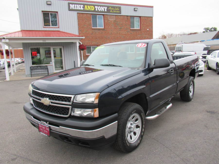 2007 Chevrolet Silverado 1500 Classic 4WD Reg Cab 133.0" Work Truck, available for sale in South Windsor, Connecticut | Mike And Tony Auto Sales, Inc. South Windsor, Connecticut