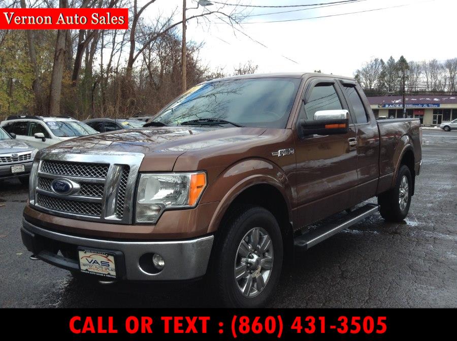 2011 Ford F-150 4WD SuperCab 145" Lariat, available for sale in Manchester, Connecticut | Vernon Auto Sale & Service. Manchester, Connecticut