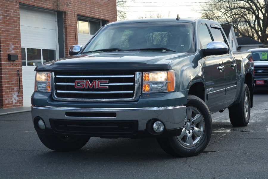 2012 GMC Sierra 1500 4WD Crew Cab 143.5" SLE, available for sale in ENFIELD, Connecticut | Longmeadow Motor Cars. ENFIELD, Connecticut