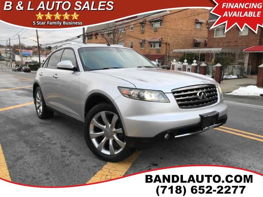 2007 Infiniti FX35 4dr AWD, available for sale in Bronx, New York | B & L Auto Sales LLC. Bronx, New York 2007 Infiniti FX35 4dr AWD, available for sale in Bronx, New York | B & L Auto Sales LLC. Bronx, New York