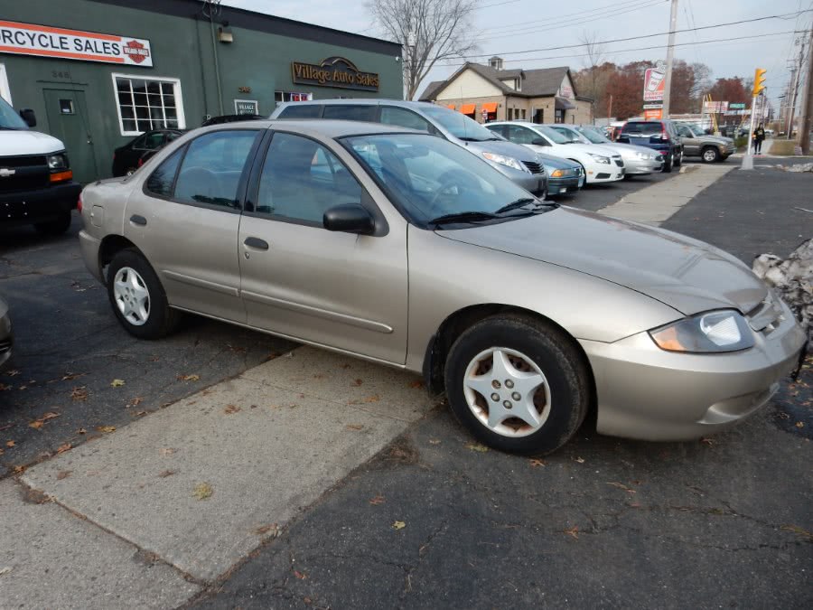 2003 Chevrolet Cavalier 4dr Sdn, available for sale in Milford, Connecticut | Village Auto Sales. Milford, Connecticut