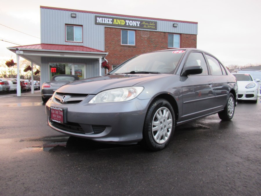 2004 Honda Civic 4dr Sdn LX Auto, available for sale in South Windsor, Connecticut | Mike And Tony Auto Sales, Inc. South Windsor, Connecticut