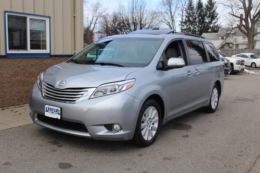 2015 Toyota Sienna 5dr 7-Pass Van Ltd AWD (Natl), available for sale in East Windsor, Connecticut | Century Auto And Truck. East Windsor, Connecticut