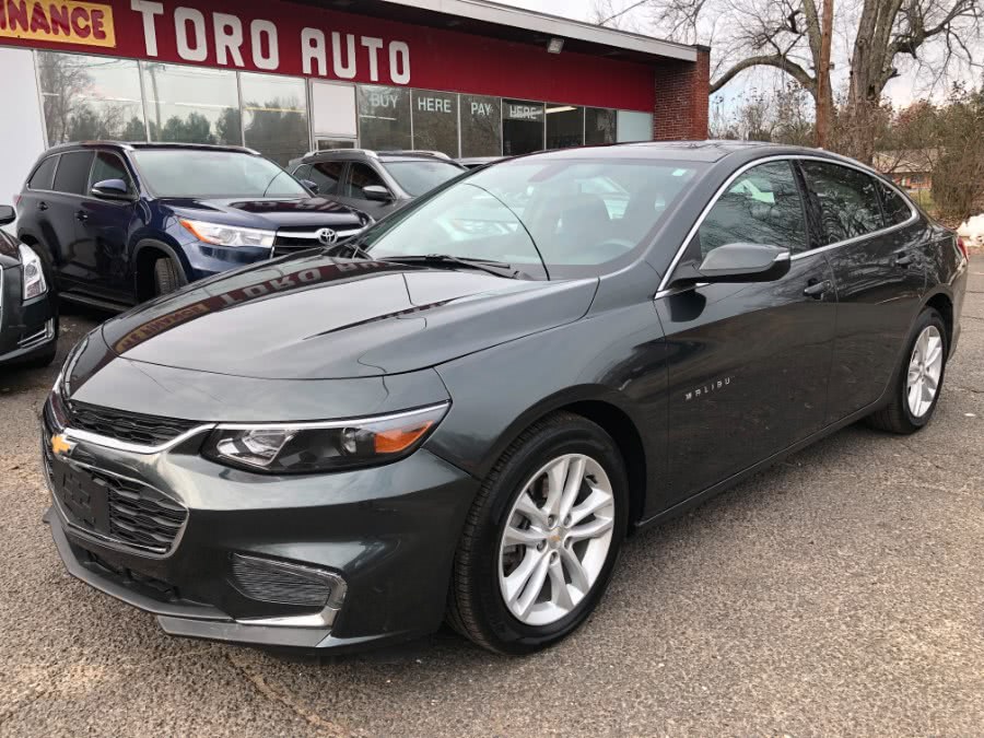2018 Chevrolet Malibu 4dr Sdn LT w/1LT Moon Roof, available for sale in East Windsor, Connecticut | Toro Auto. East Windsor, Connecticut