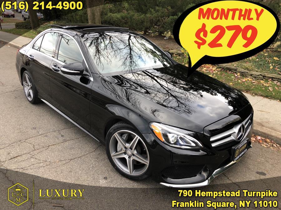 2015 Mercedes-Benz C-Class 4dr Sdn C300 4MATIC, available for sale in Franklin Square, New York | Luxury Motor Club. Franklin Square, New York