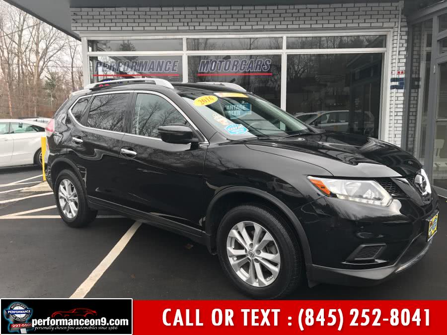2016 Nissan Rogue AWD 4dr SV, available for sale in Wappingers Falls, New York | Performance Motor Cars. Wappingers Falls, New York